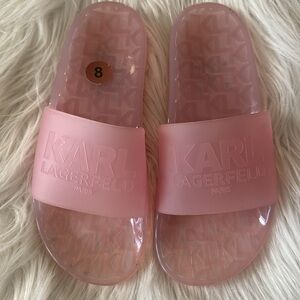 WOMEN'S KARL LAGERFELD PARIS KONDO BLUSH PINK SZ 8